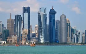 Doha Qatar Downtown view