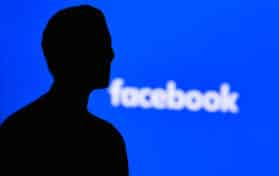 Mark Zuckerberg silhouette Facebook