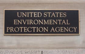 United States Environmental Protection Agency sign