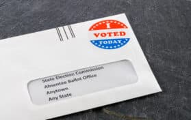 absentee voting ballot papers