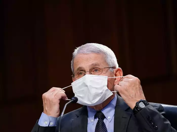 Dr Fauci with Mask