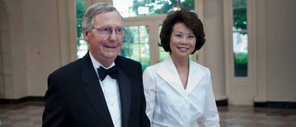 mitch mcconnell elaine chao