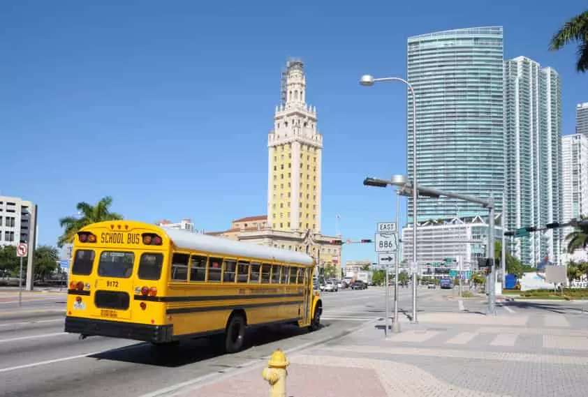 School Bus in Miami