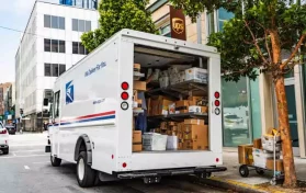 usps delivery truck