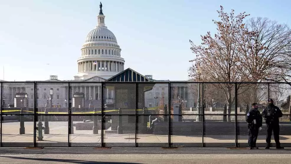 Capitol Building Fenced Off
