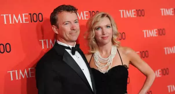 Rand Paul and wife
