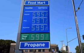 gas prices rising