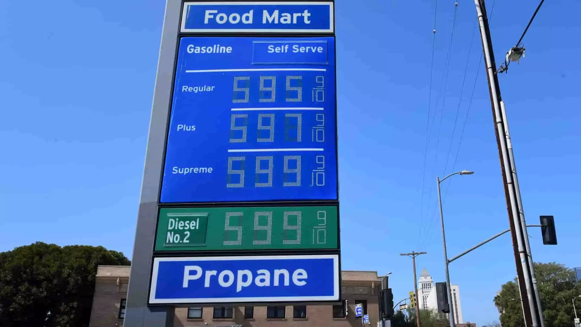 gas prices rising